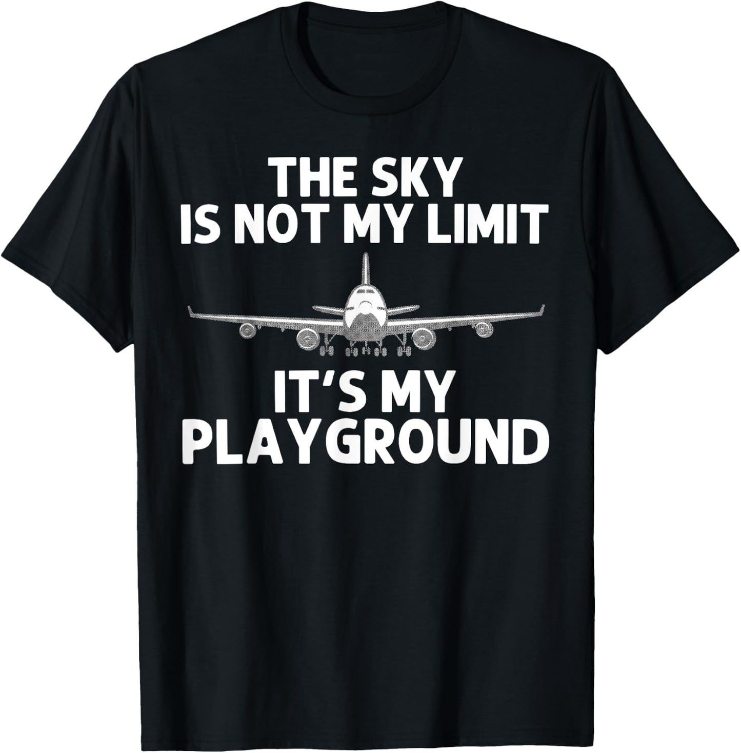 Funny Pilot Design Women Aviation Airplane Pilot T-Shirt - T-Shirt | Black
