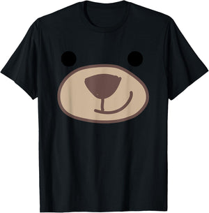 Halloween Cute Grizzly Bear Animal Costume T-Shirt - T-Shirt | Black