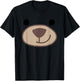 Halloween Cute Grizzly Bear Animal Costume T-Shirt - T-Shirt | Black