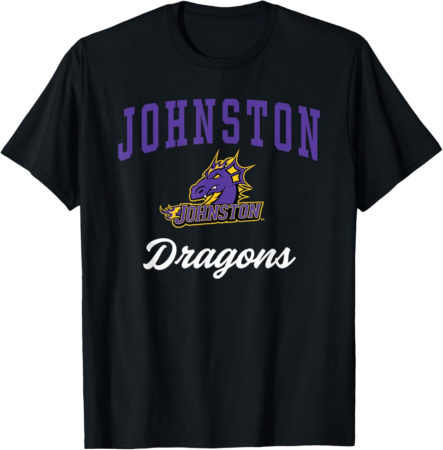 Johnston High School Dragons C3 T-Shirt - T-Shirt | Black