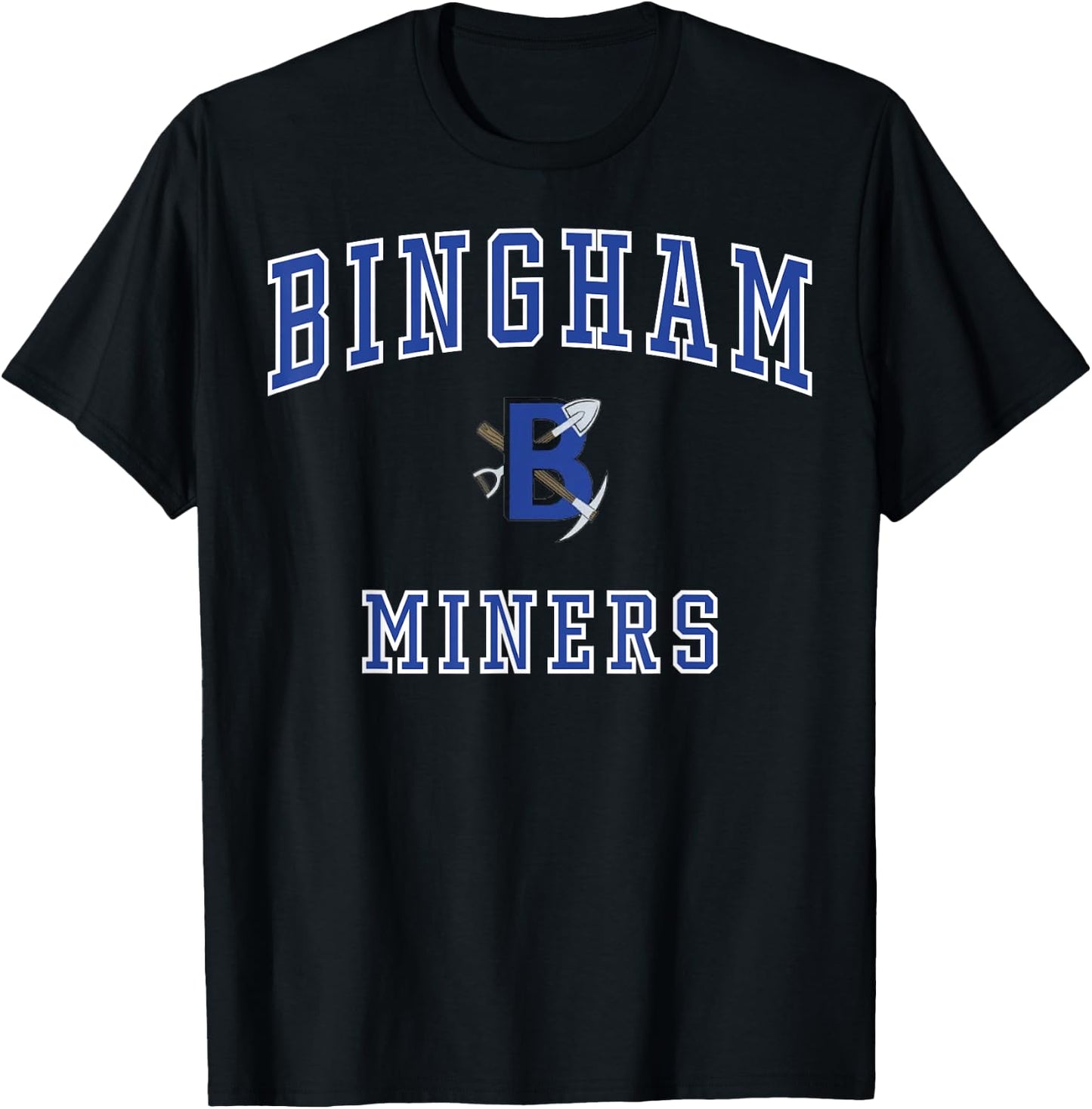 Bingham High School Miners C1 T-Shirt - T-Shirt | Black