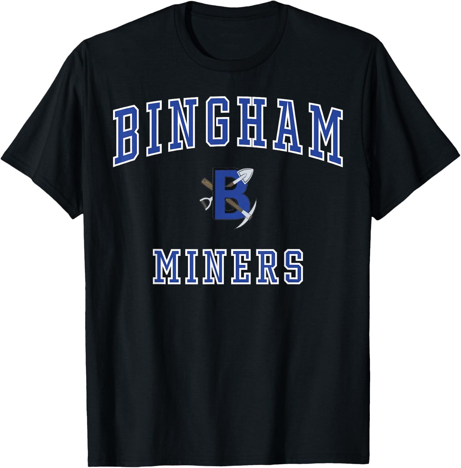 Bingham High School Miners C1 T-Shirt - T-Shirt | Black