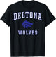 Deltona High School Wolves C1 T-Shirt - T-Shirt | Black