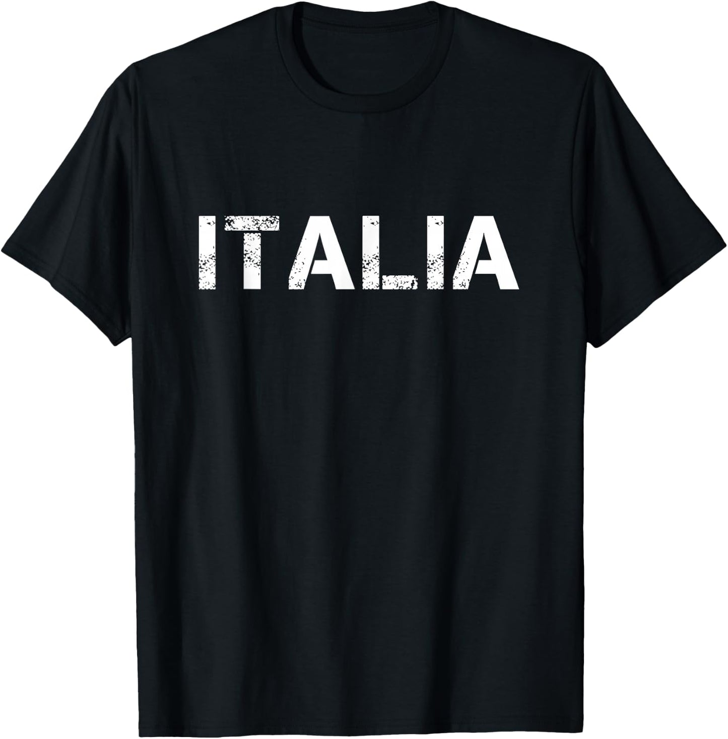 Italy and Italian T-Shirt - T-Shirt | Black