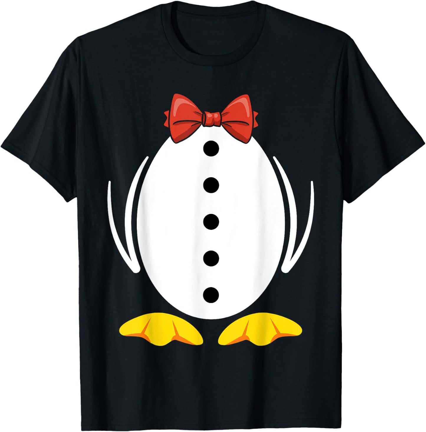 Funny Penguin Halloween Costume, Halloween Animal T-Shirt - T-Shirt | Black