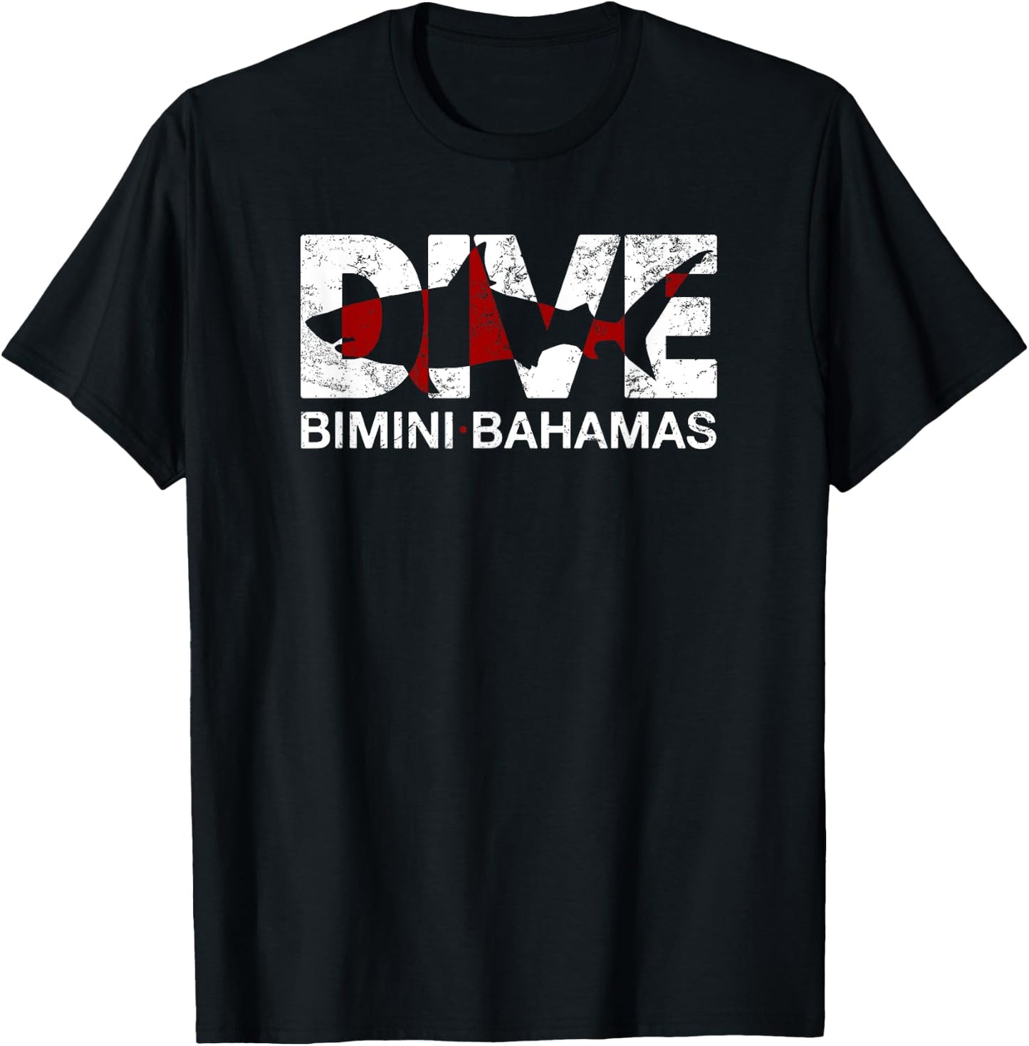 DIVE Bimini Bahamas SCUBA Diving T-Shirt - T-Shirt | Black