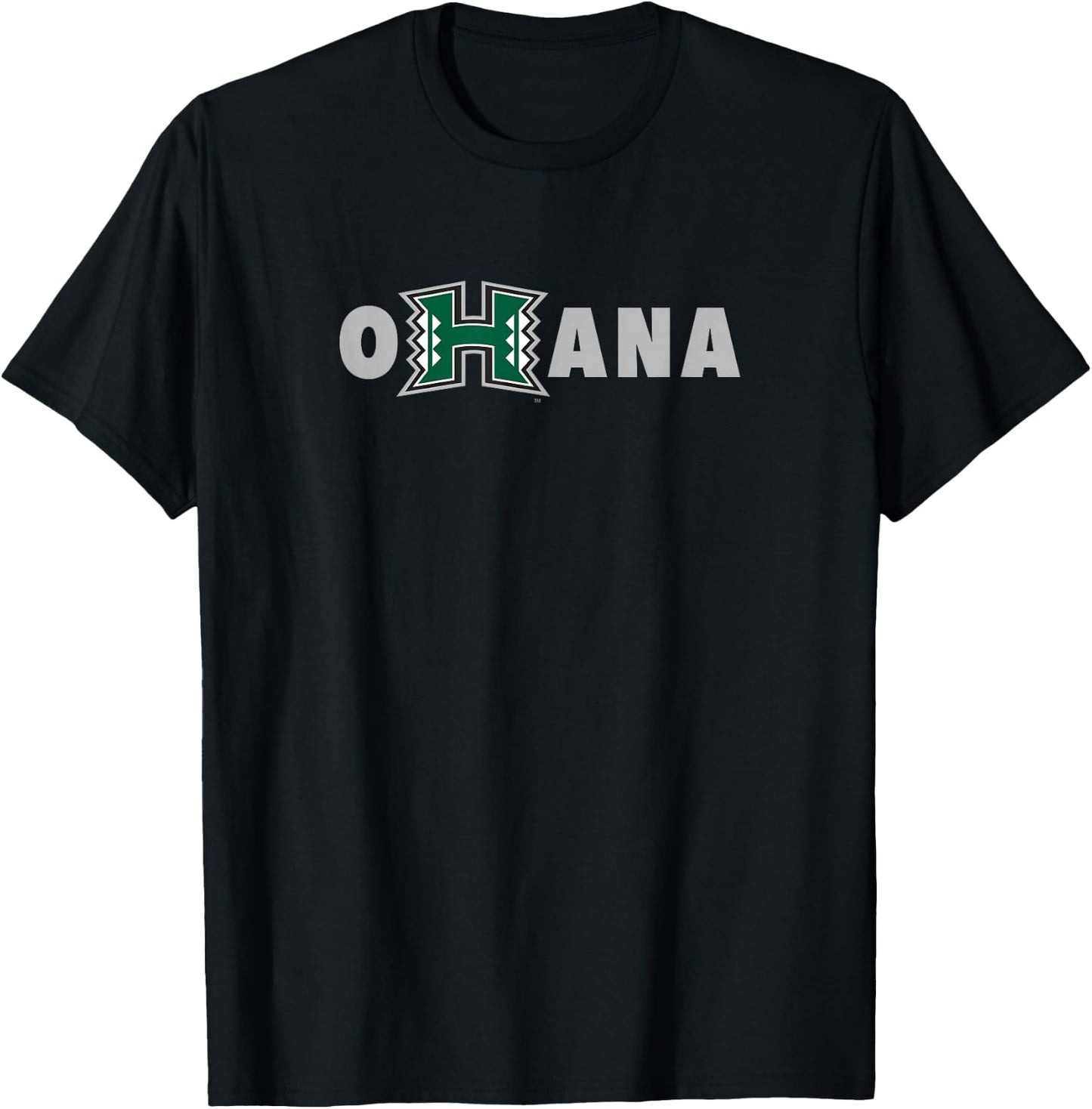 University of Hawaii Rainbow Warriors Ohana T-Shirt - T-Shirt | Black