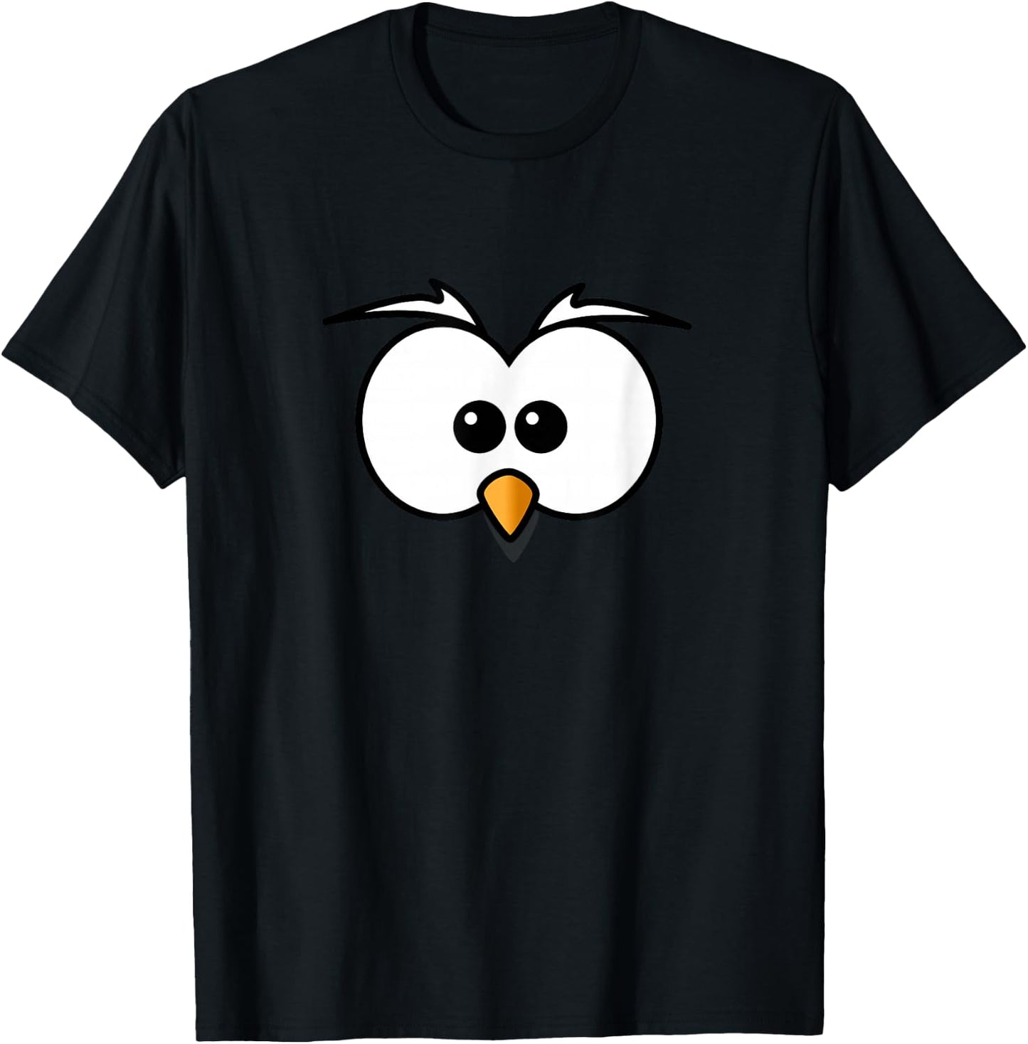 Angry Sneaky Bird Eyes T-Shirt - T-Shirt | Black