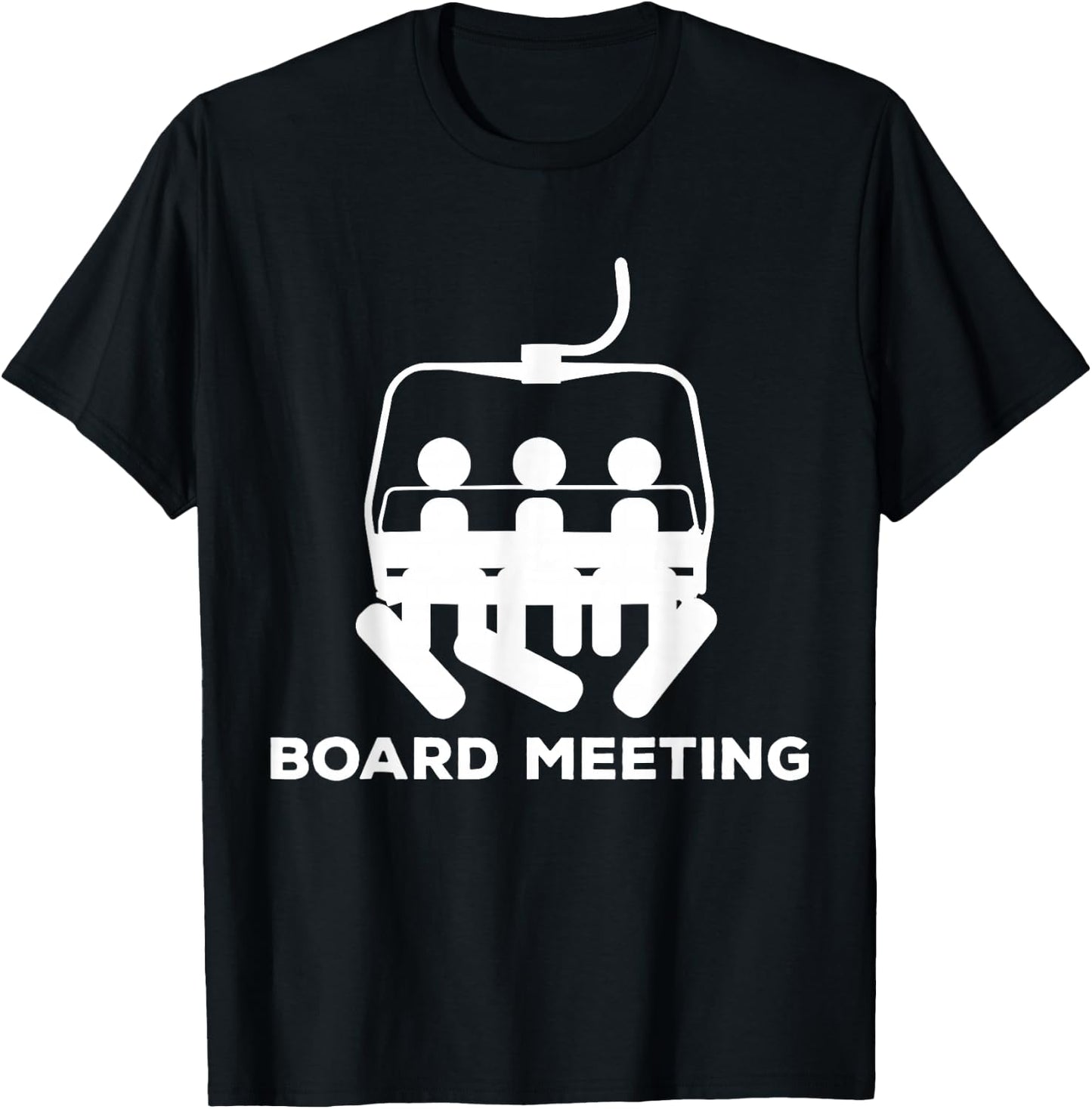 Snowboard Meeting Gift - Snowboarding Holiday Skiing T-Shirt - T-Shirt | Black