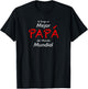 Tengo el Mejor Papa del Mundo Mundial T-Shirt - T-Shirt | Black
