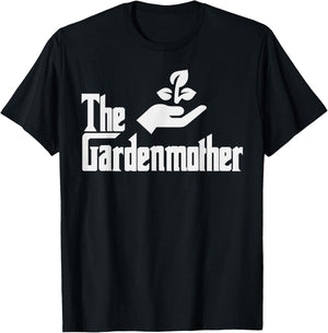 Funny Mothers Day The Gardenmother Gardener Gardening Mom T-Shirt - T-Shirt | Black