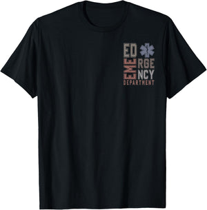 Emergency Department Emergency Room Healthcare T-Shirt - T-Shirt | Black