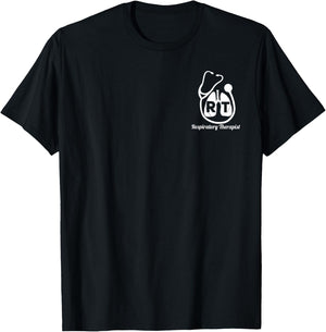 Respiratory Therapist RT Care Week Pocket Design T-Shirt - T-Shirt | Black