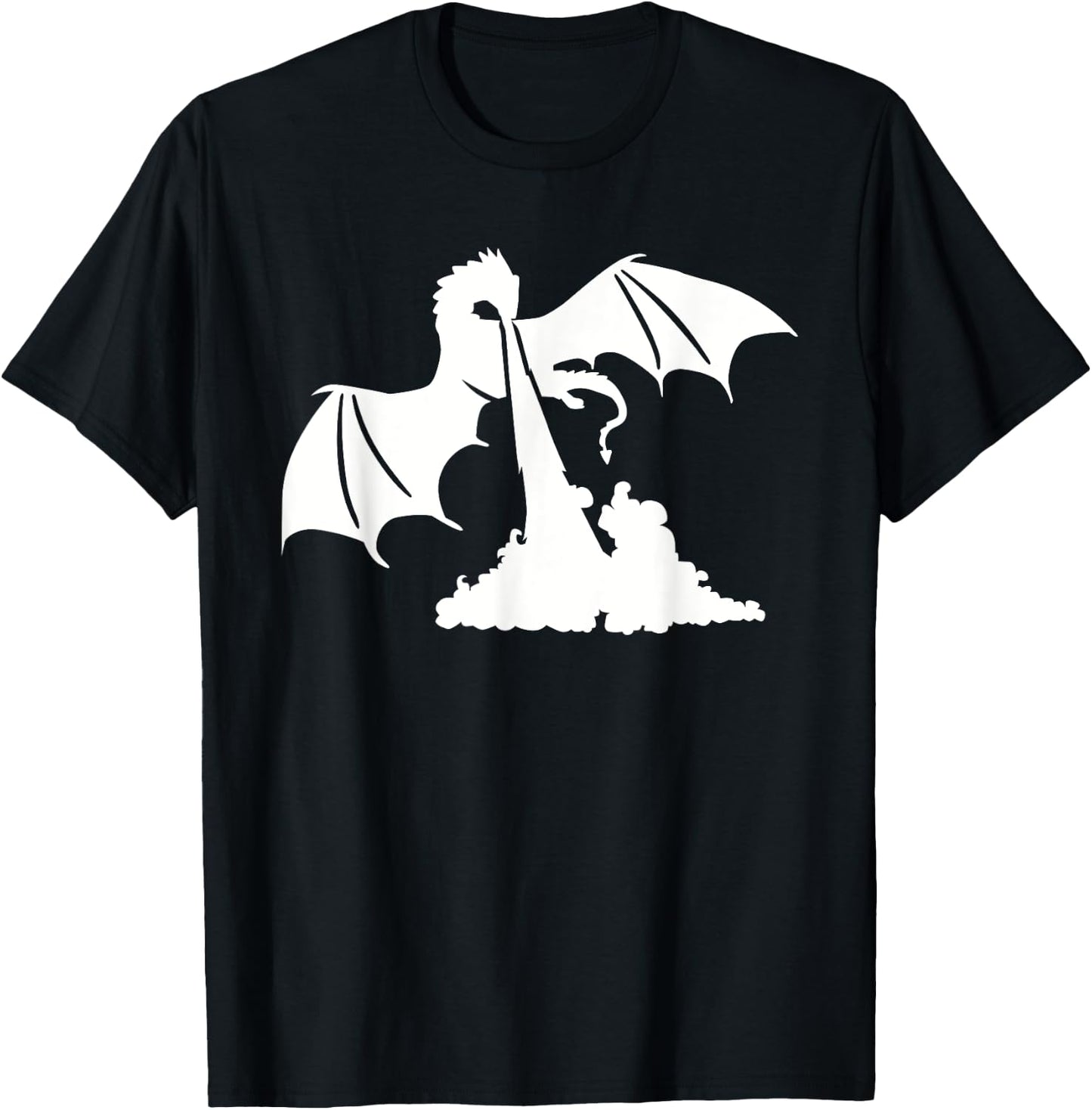 Dragon breath fire T-Shirt - T-Shirt | Black