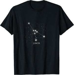 Best Cancer Constellation T Shirt T-Shirt - T-Shirt | Black