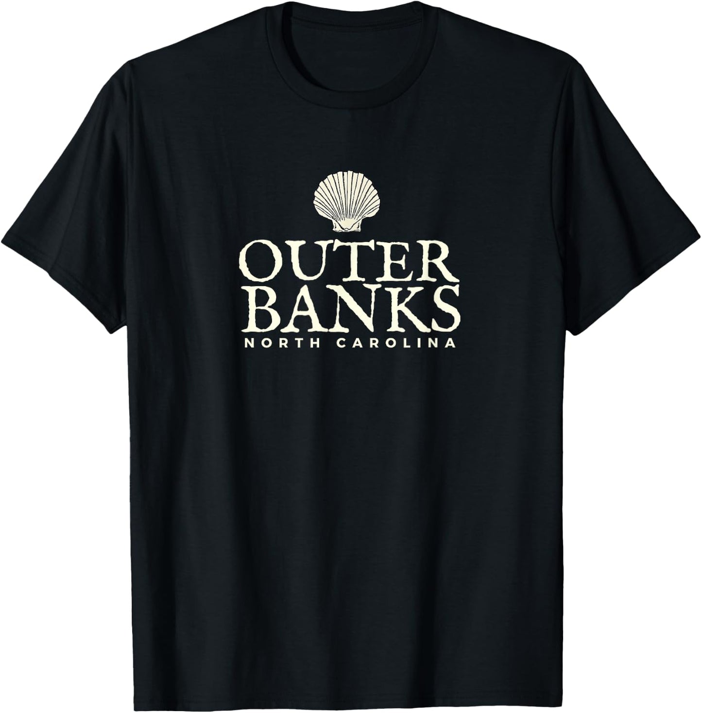 Outer Banks , North Carolina Beach T-Shirt - T-Shirt | Black