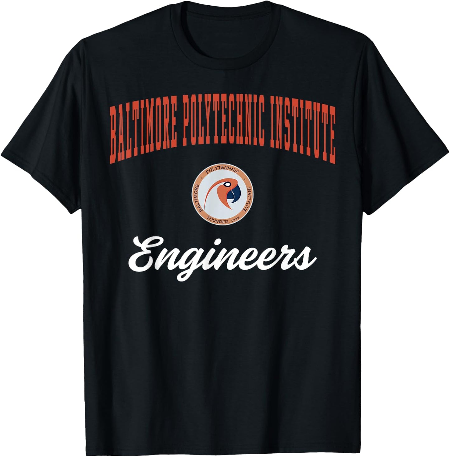 Baltimore Polytechnic Institute Engineers C3 T-Shirt - T-Shirt | Black