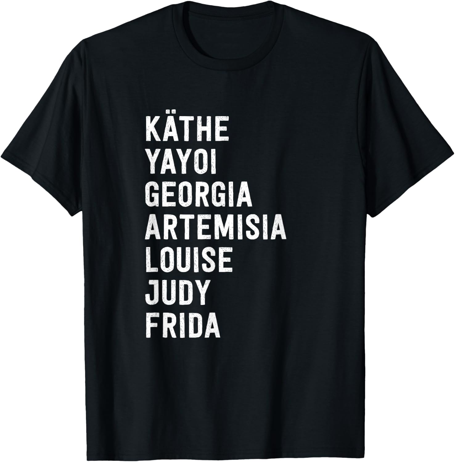 Famous Women Artists Feminism Art History T-Shirt - T-Shirt | Black