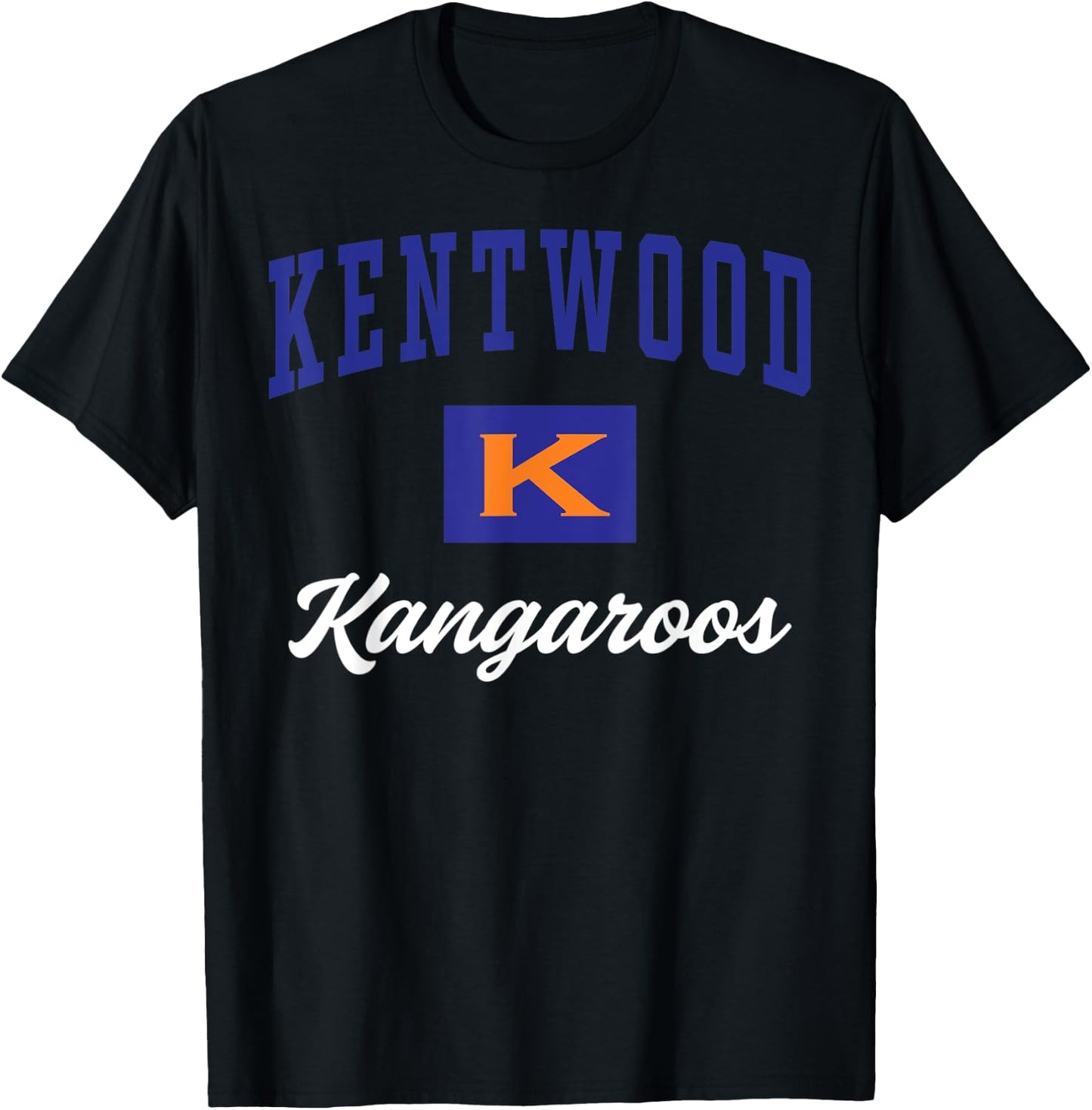Kentwood High School Kangaroos C3 T-Shirt - T-Shirt | Black