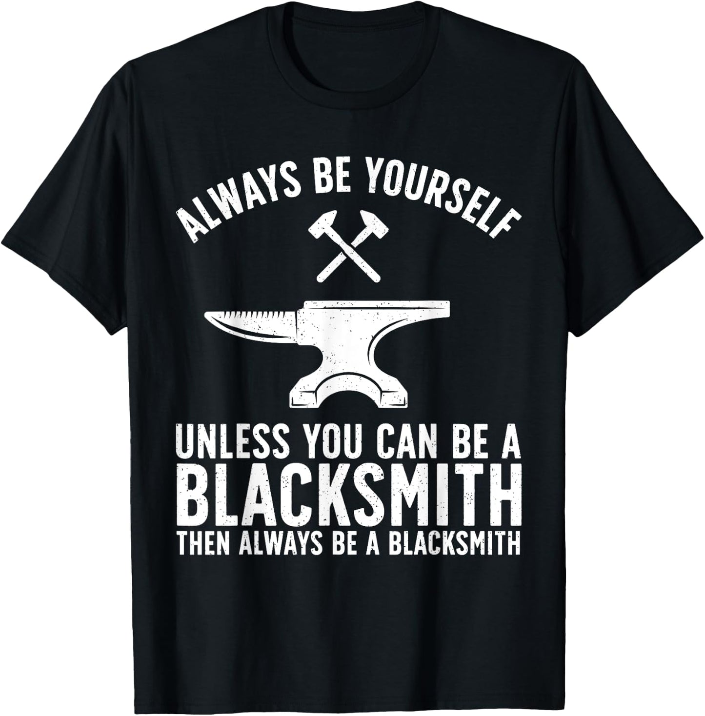 Cool Blacksmith Art Blacksmithing Forging Blacksmith T-Shirt - T-Shirt | Black