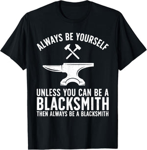 Cool Blacksmith Art Blacksmithing Forging Blacksmith T-Shirt - T-Shirt | Black