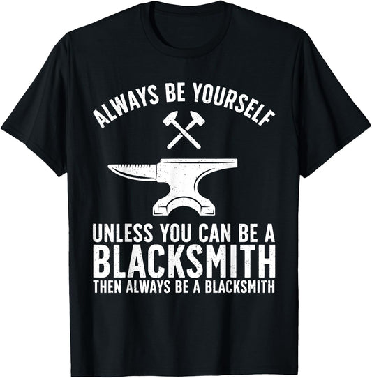 Cool Blacksmith Art Blacksmithing Forging Blacksmith T-Shirt - T-Shirt | Black