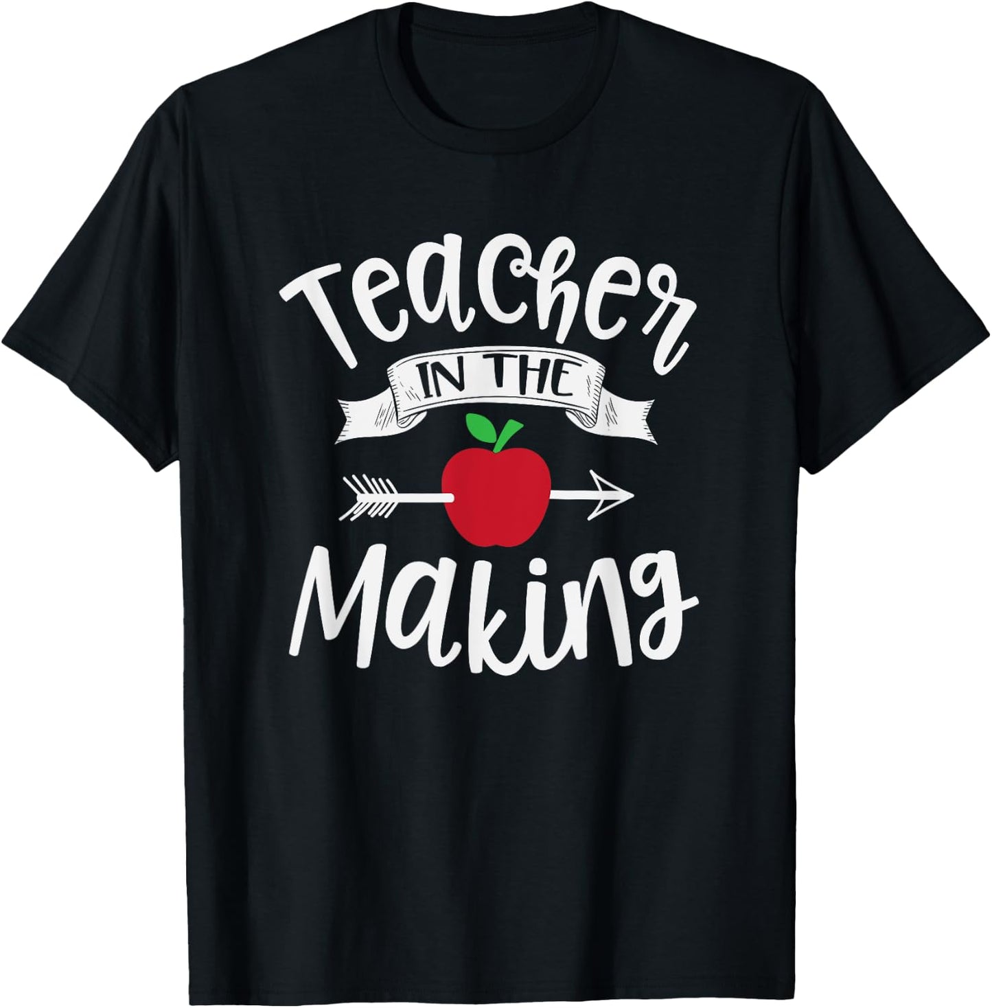 Teacher In The Making Training Student Educator School Funny Men Women Kids T-Shirt - T-Shirt | Black