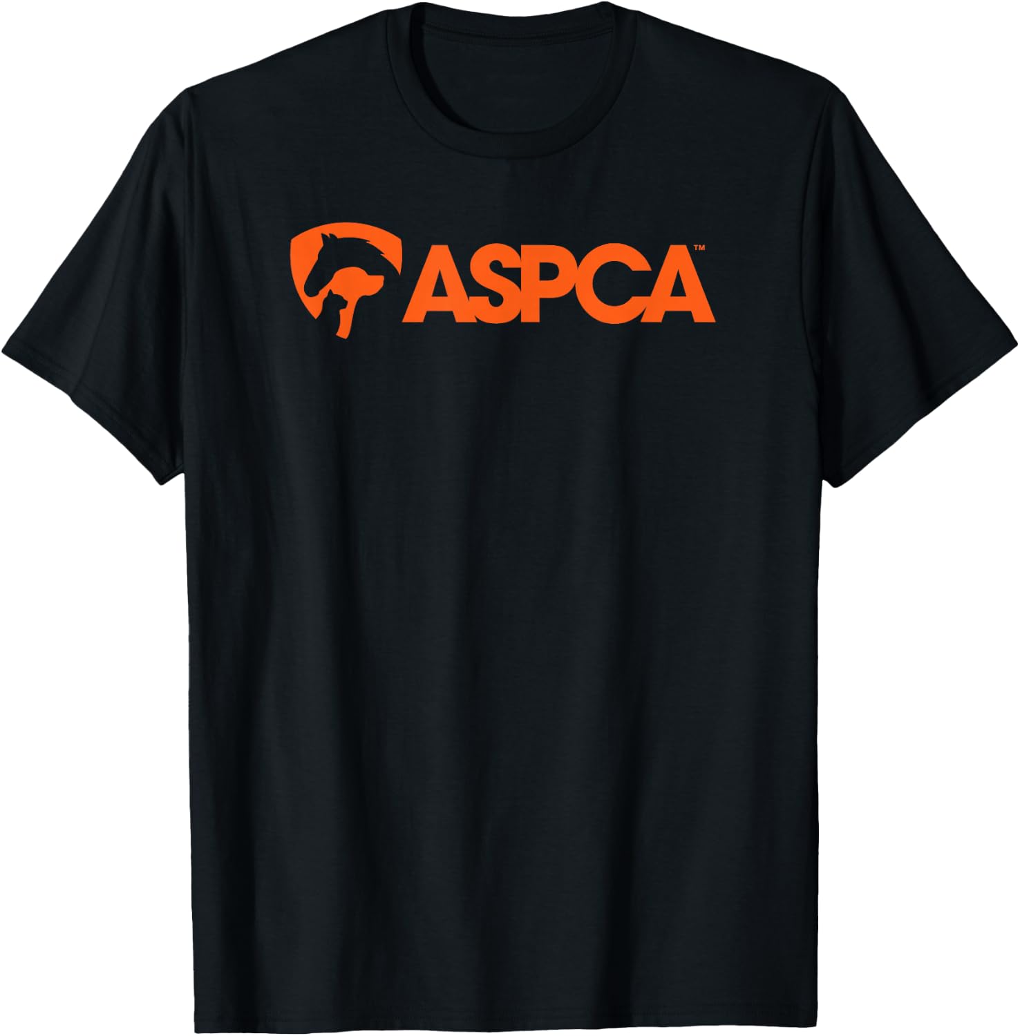 ASPCA -Adult Black Cotton Blend Classic Fit with ASPCA Logo T-Shirt - T-Shirt | Black
