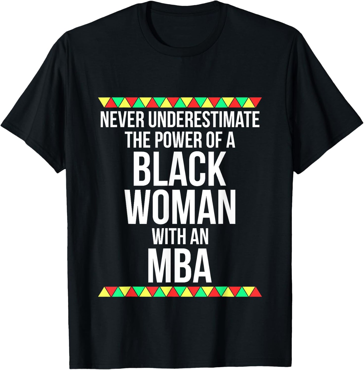 Black Queen MBA Masters Graduation T Shirt T-Shirt - T-Shirt | Black