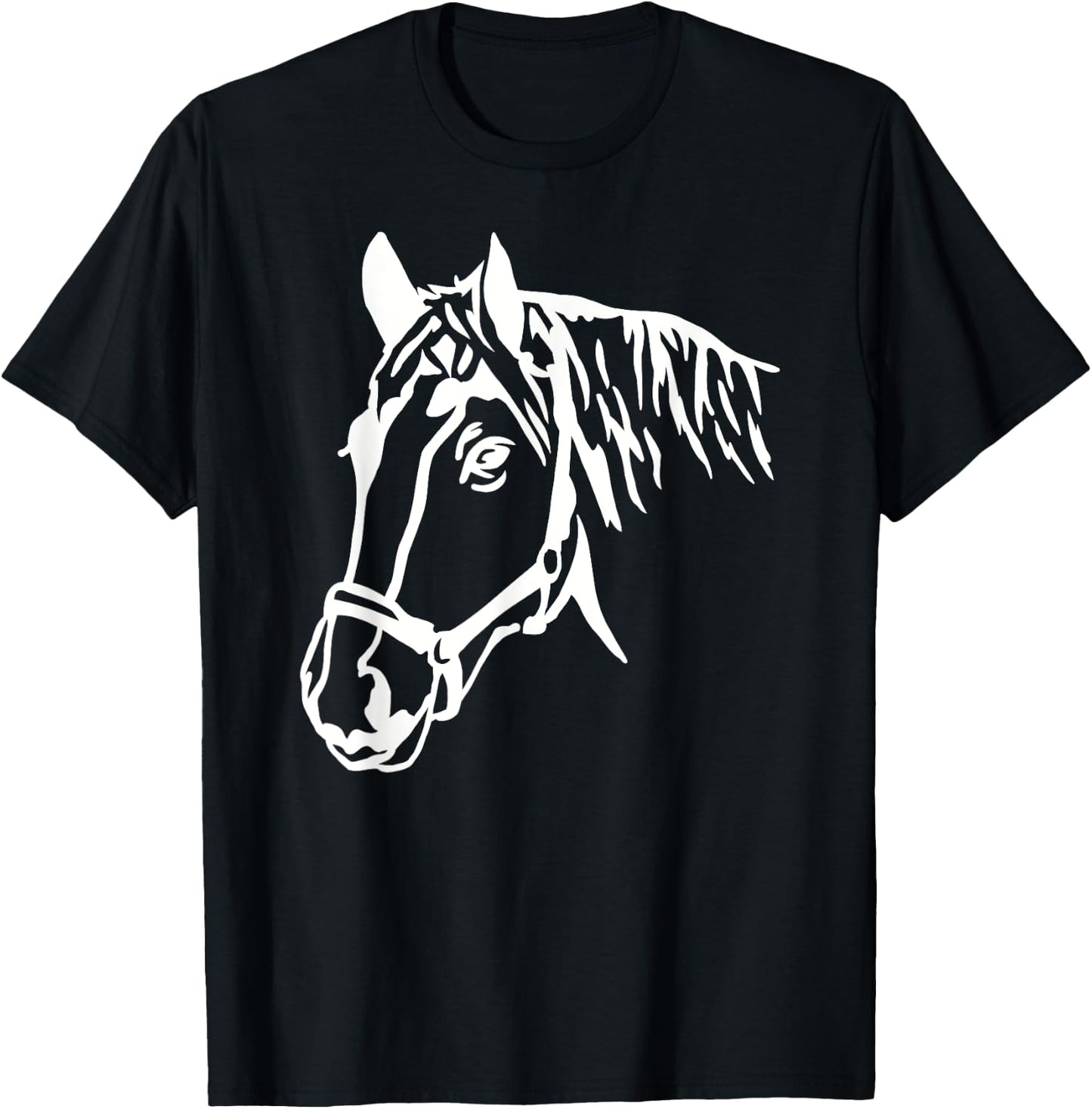 Horse head T-Shirt - T-Shirt | Black