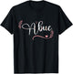 Abue Floral Grandma Christmas Mother's Day Grandparents T-Shirt - T-Shirt | Black