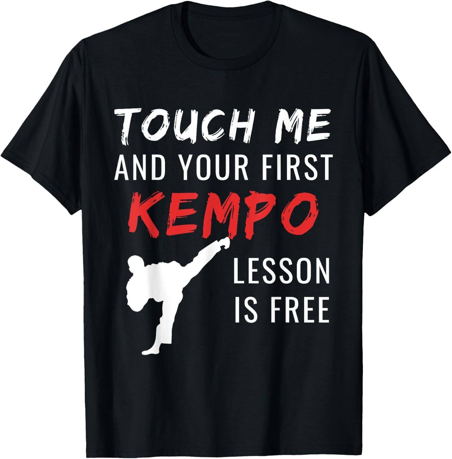 Funny Kempo - Self Defense Instructor Design T-Shirt - T-Shirt | Black