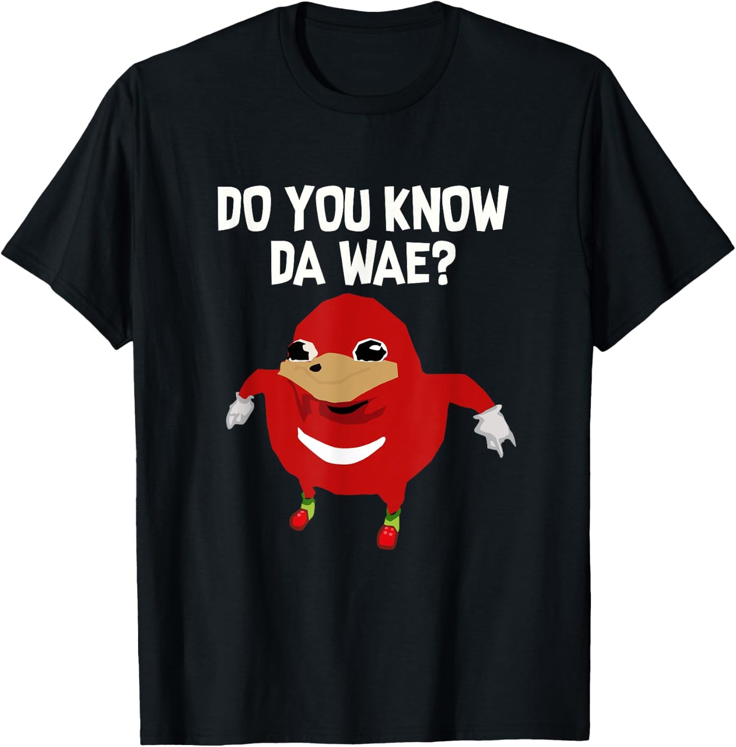 Do You Know Da Wae Funny Uganda Knuckle T-Shirt - T-Shirt | Black