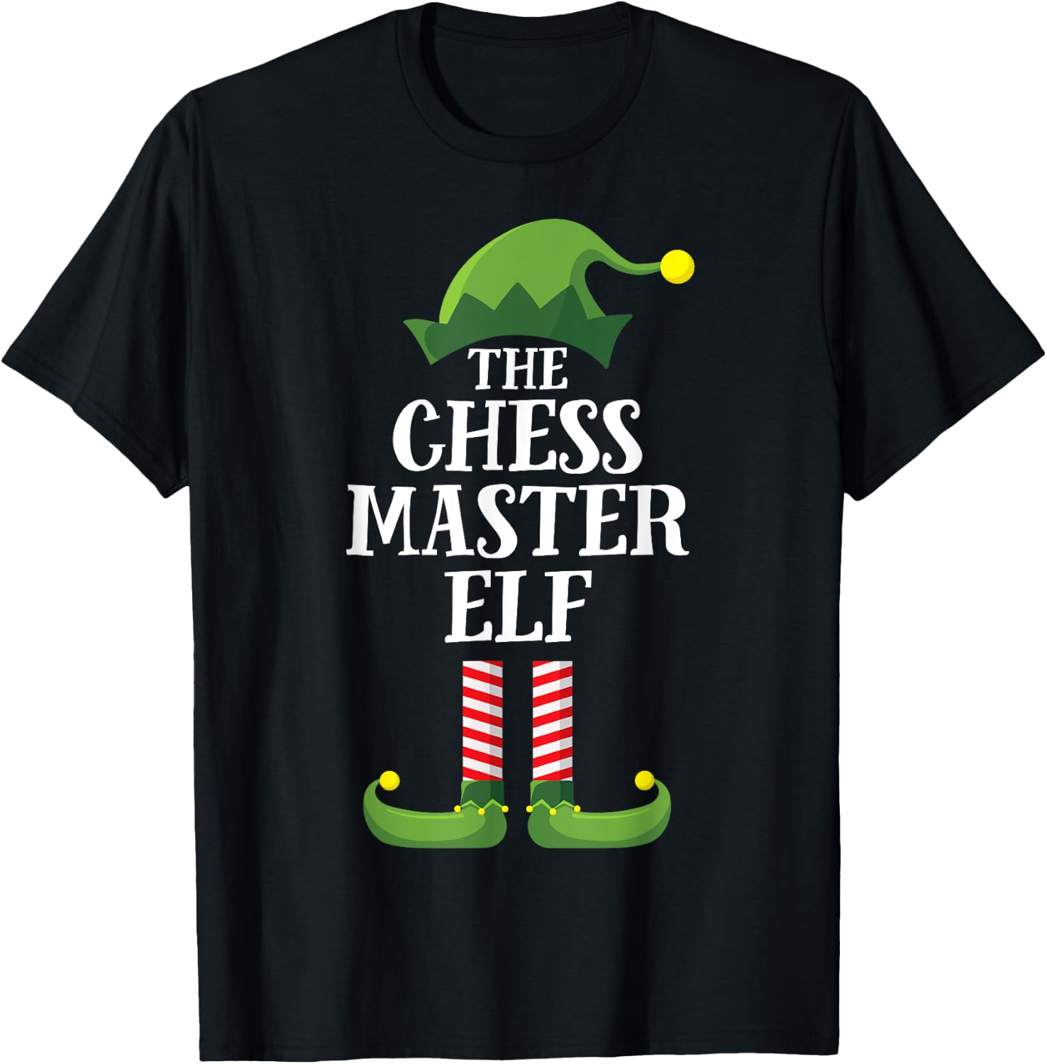 Cowboy Elf Matching Family Group Christmas Party Pyjamas T-Shirt - T-Shirt | Black