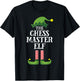 Cowboy Elf Matching Family Group Christmas Party Pyjamas T-Shirt - T-Shirt | Black