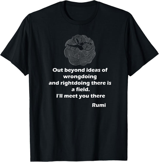Rumi quotes,poems,art ,Women and Youth T-Shirt - T-Shirt | Black