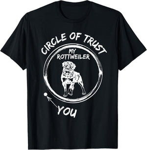 Circle Of Trust My Rottweiler And You T-Shirt - T-Shirt | Black
