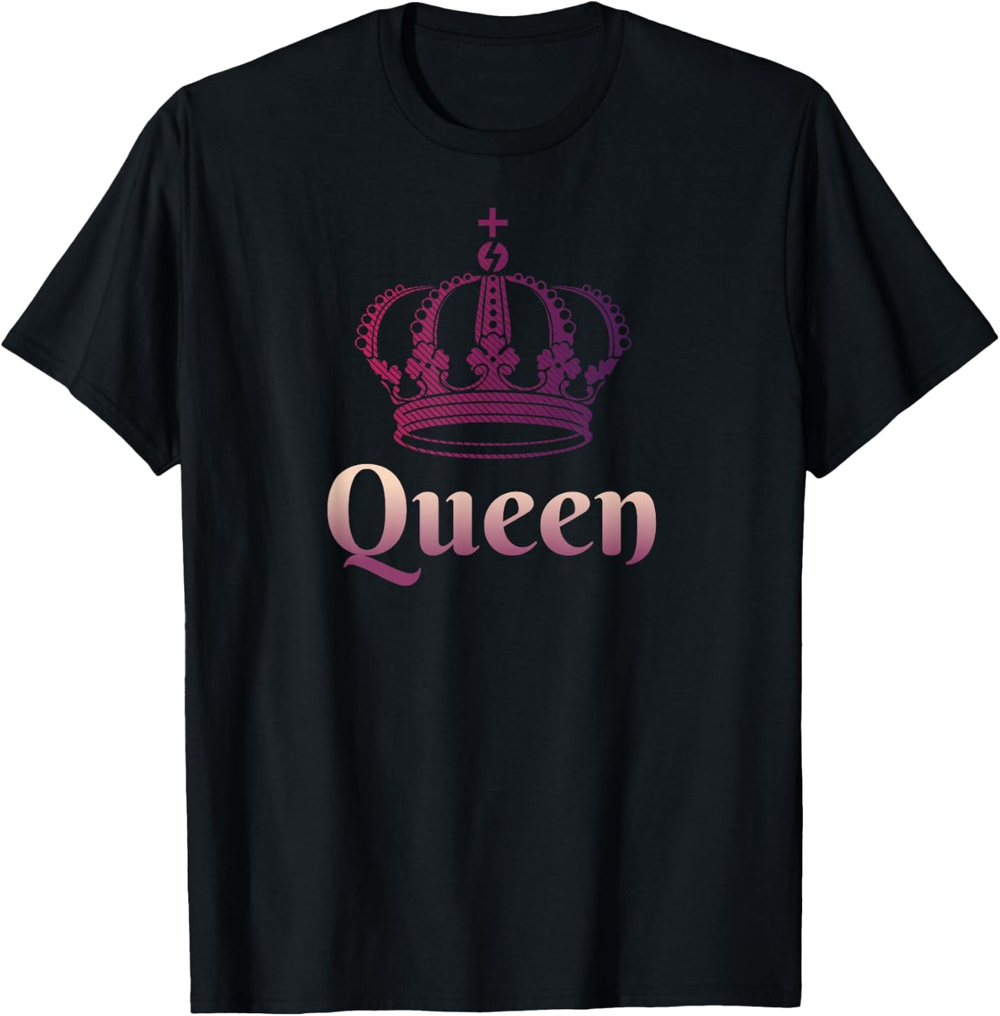 Queen Crown t shirt; Crown t shirt; T-Shirt - T-Shirt | Black