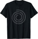 Funny Russian Language Swearing Blya Spiral T-Shirt - T-Shirt | Black