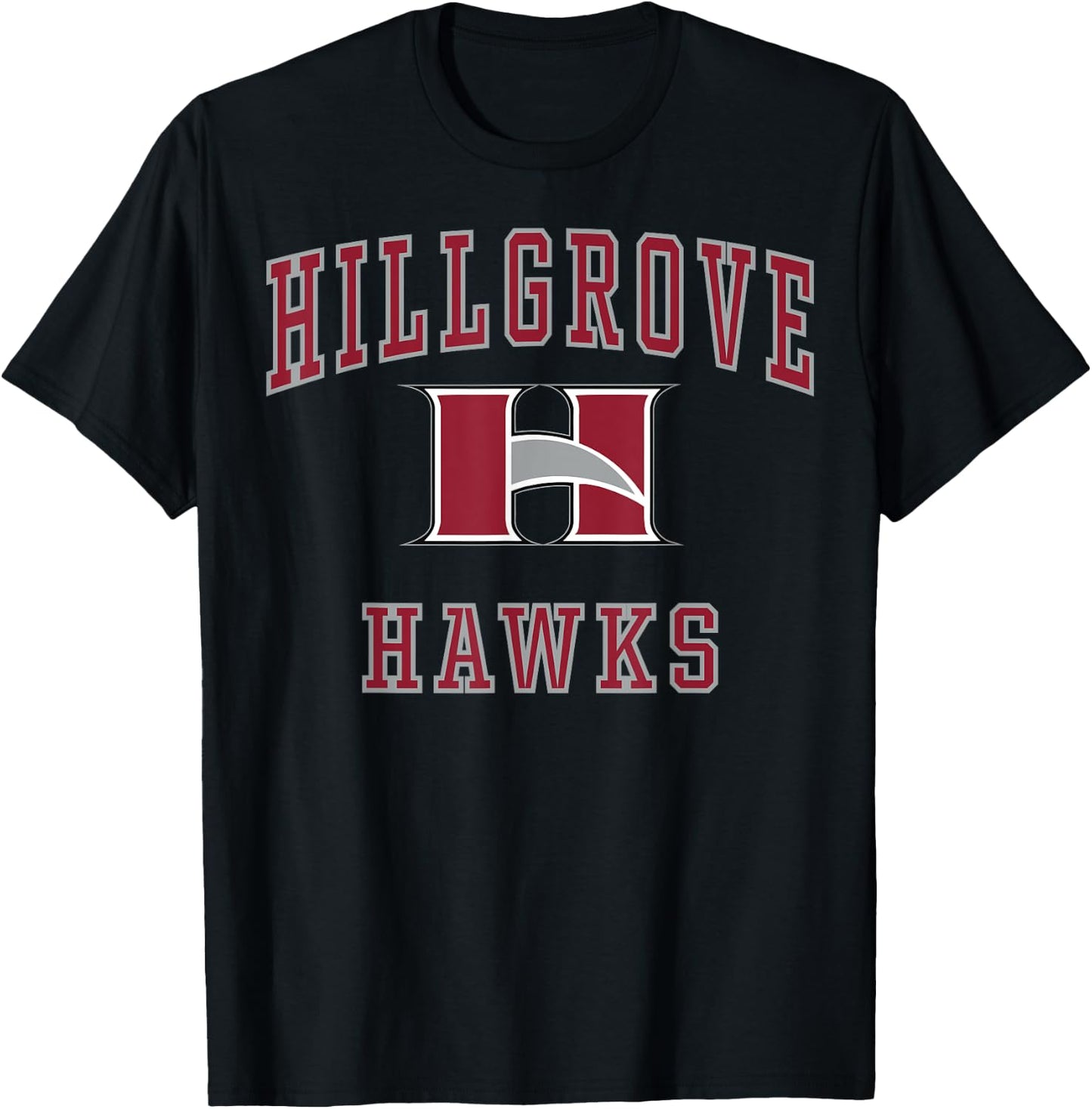 Hillgrove High School Hawks C1 T-Shirt - T-Shirt | Black