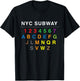 NYC Subways for Kids T-Shirt - T-Shirt | Black