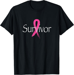 SPHINXSTORE BREAST CANCER CO. Breast Cancer Awareness Month Pink Ribbon - Women's Classic Fit Black Small T-Shirt - T-Shirt | Black