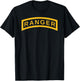 US Army Ranger Yellow Tab | Vintage Airborne Soldier Shirt T-Shirt - T-Shirt | Black