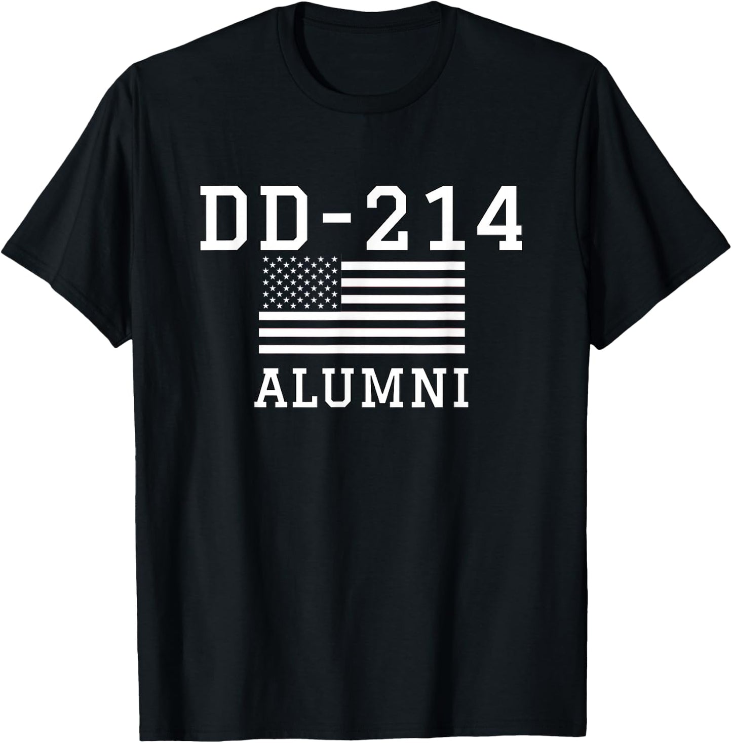 Patriotic DD-214 Alumni T-Shirt - T-Shirt | Black