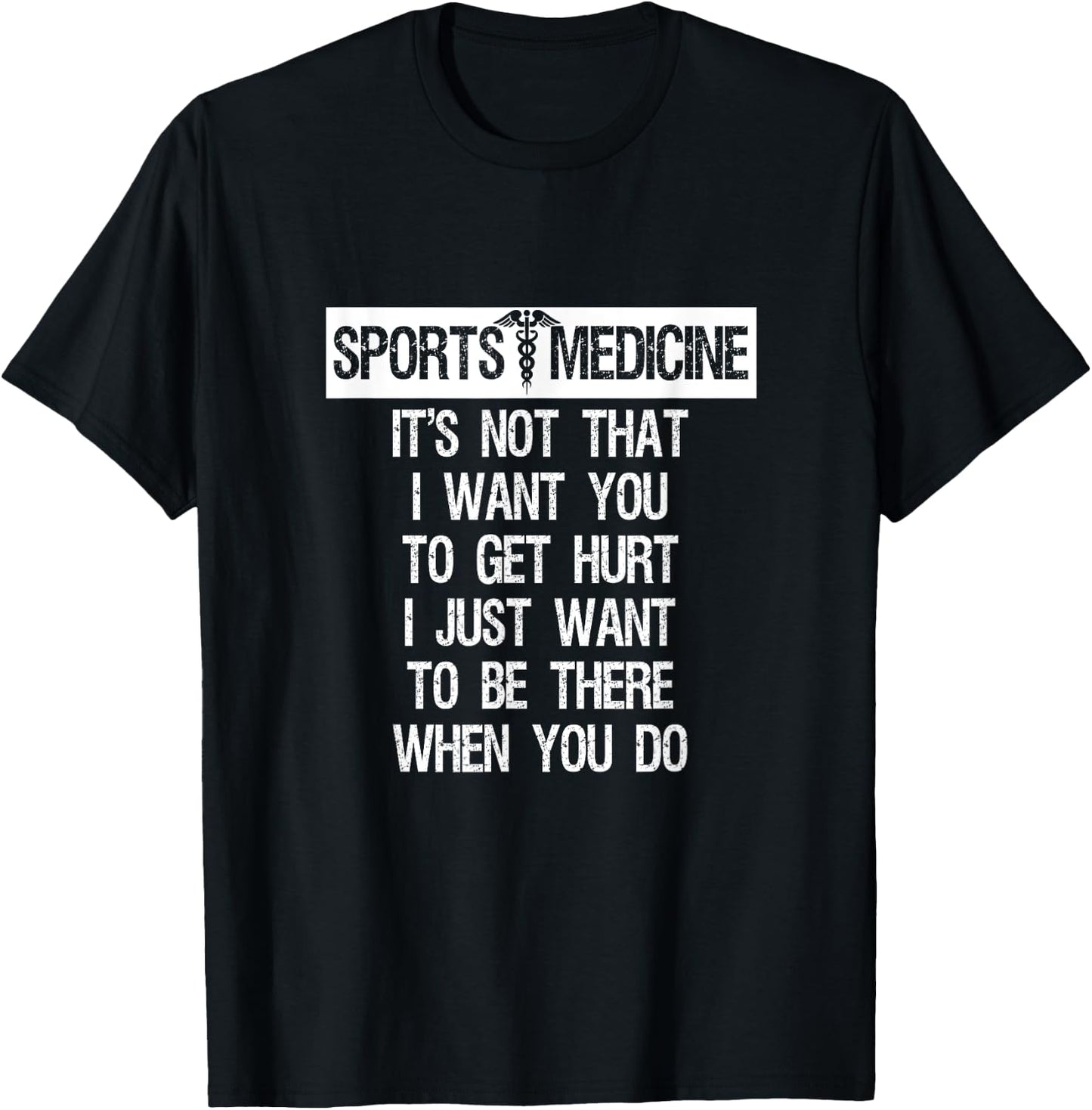 Sports Medicine Graphic Funny T-Shirt - T-Shirt | Black