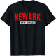 NEWARK NJ NEW JERSEY Funny USA City Roots Vintage Gift T-Shirt - T-Shirt | Black