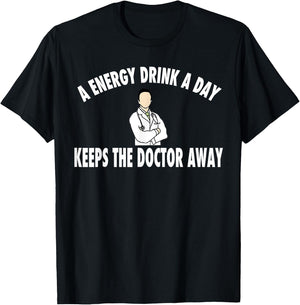 Energy Drink Gift Shirt T-Shirt - T-Shirt | Black
