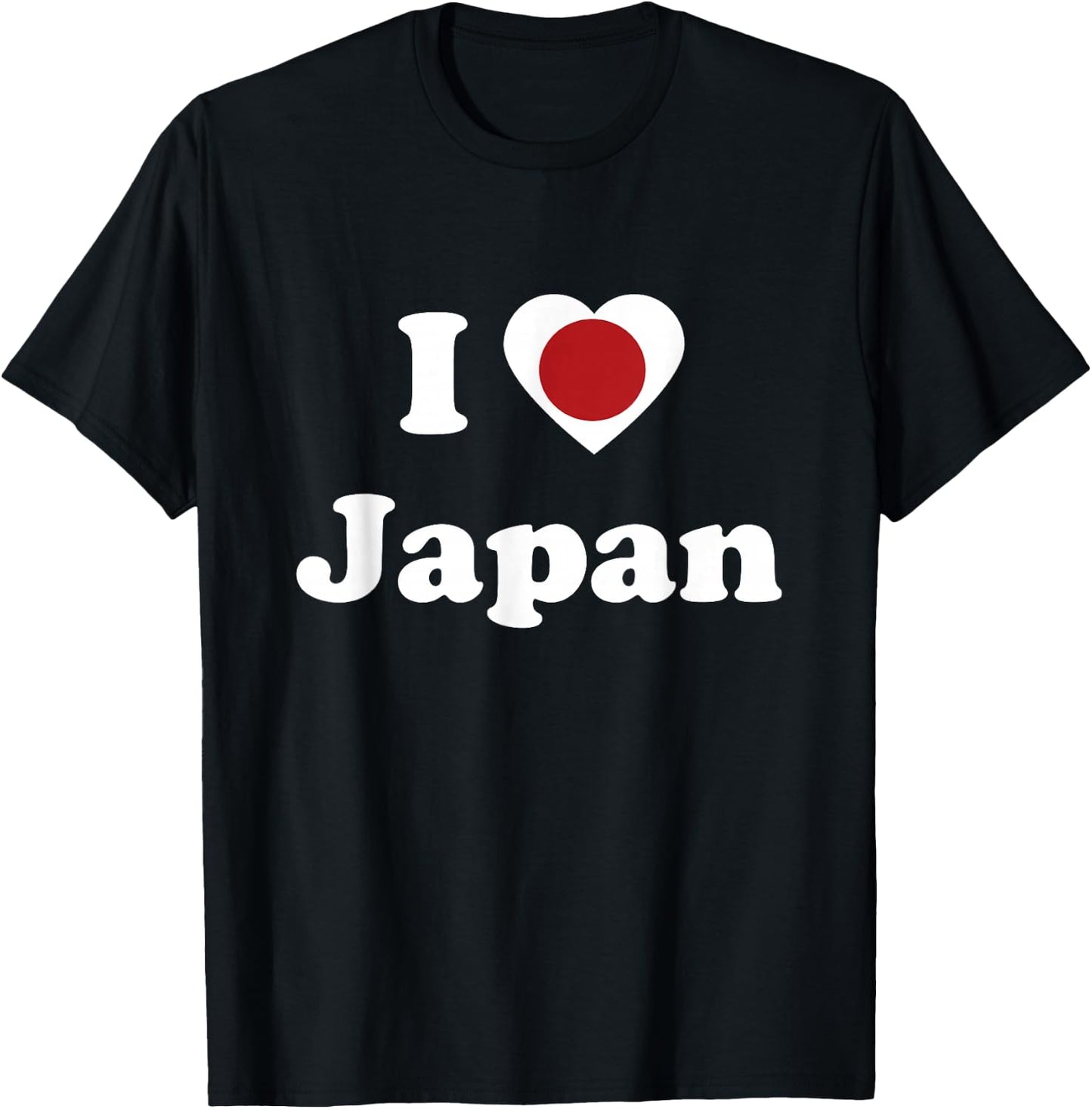 I Love Japan I Heart Japan Japanese T-Shirt - T-Shirt | Black