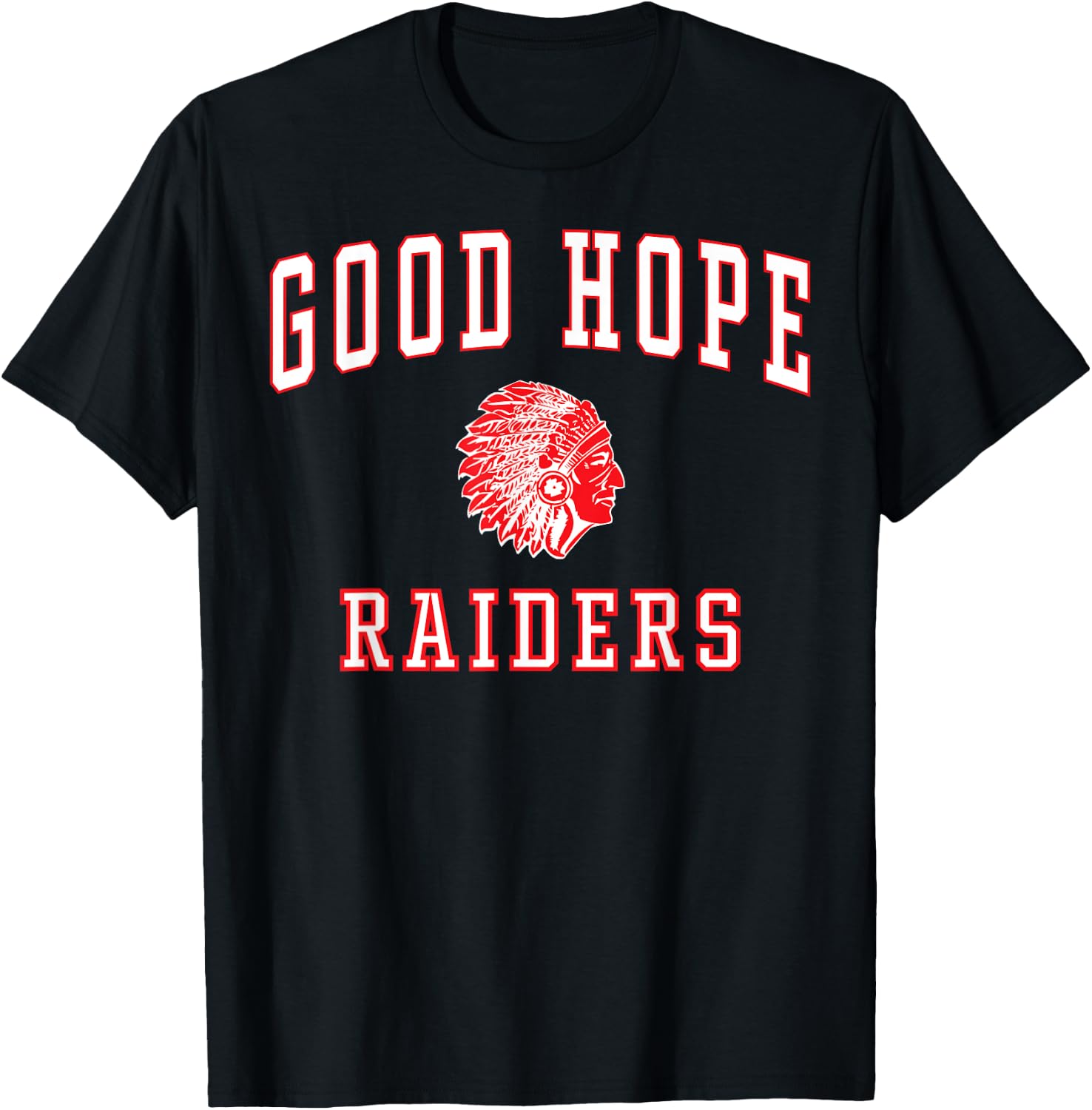 Good Hope High School Raiders C1 T-Shirt - T-Shirt | Black