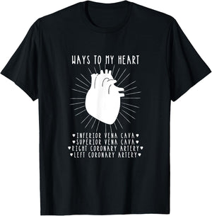 Funny Cardiologist Gift Medical Student T-Shirt - T-Shirt | Black